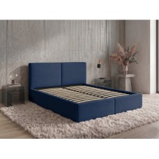 Gulta ar paceļamo mehānismu HILTON 160x200, zils